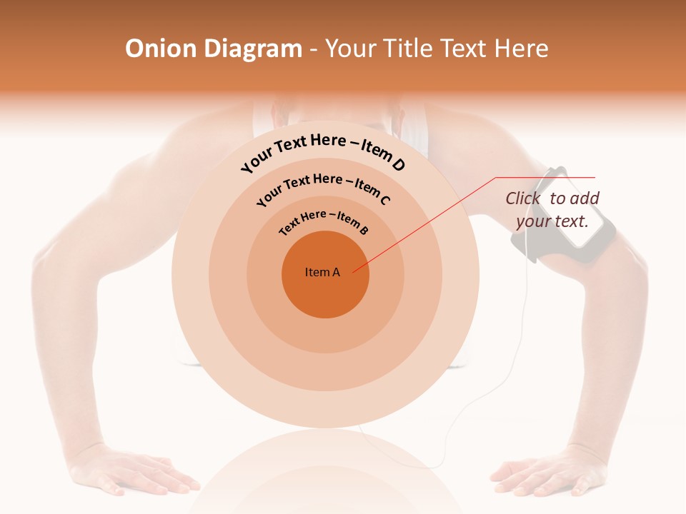 Posing Body Young PowerPoint Template