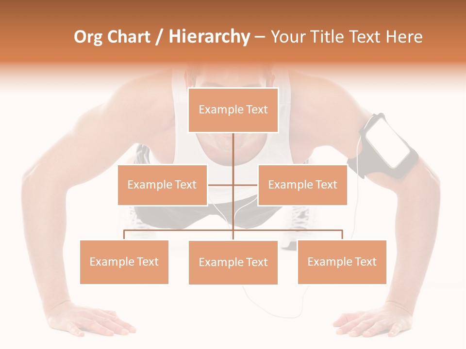 Posing Body Young PowerPoint Template