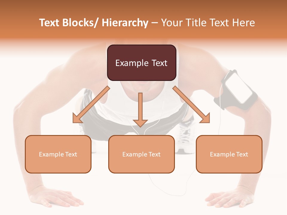 Posing Body Young PowerPoint Template