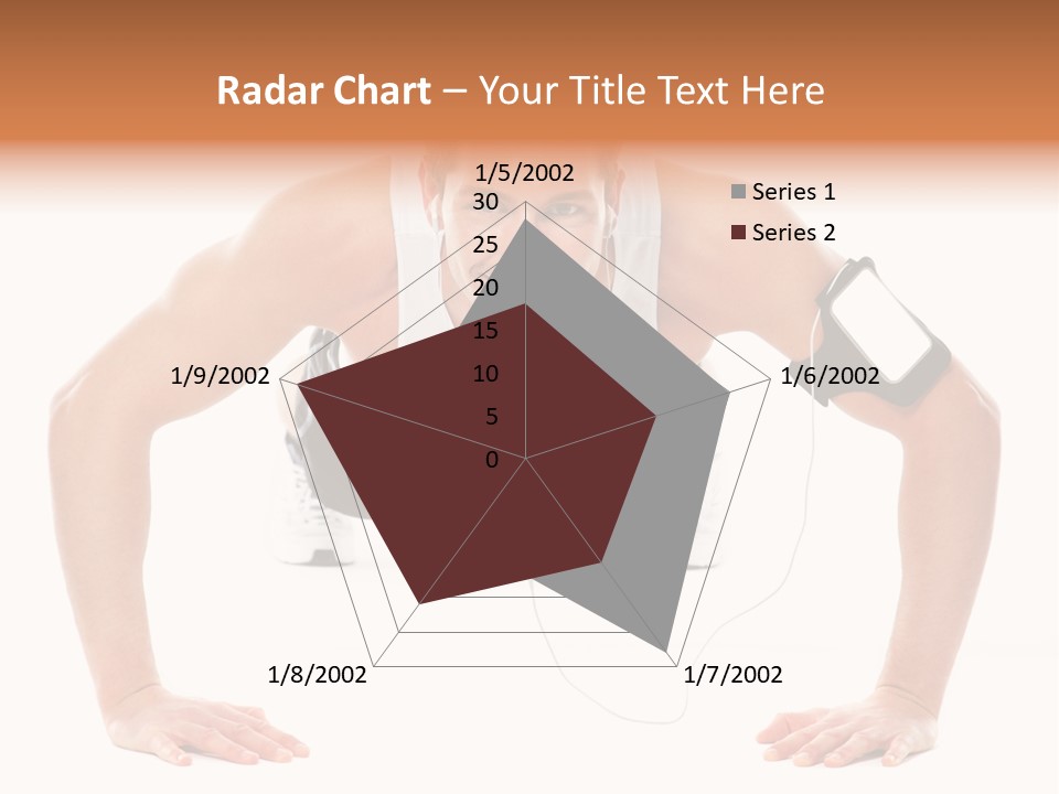 Posing Body Young PowerPoint Template