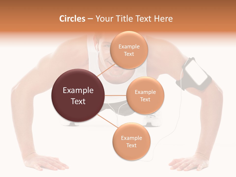 Posing Body Young PowerPoint Template