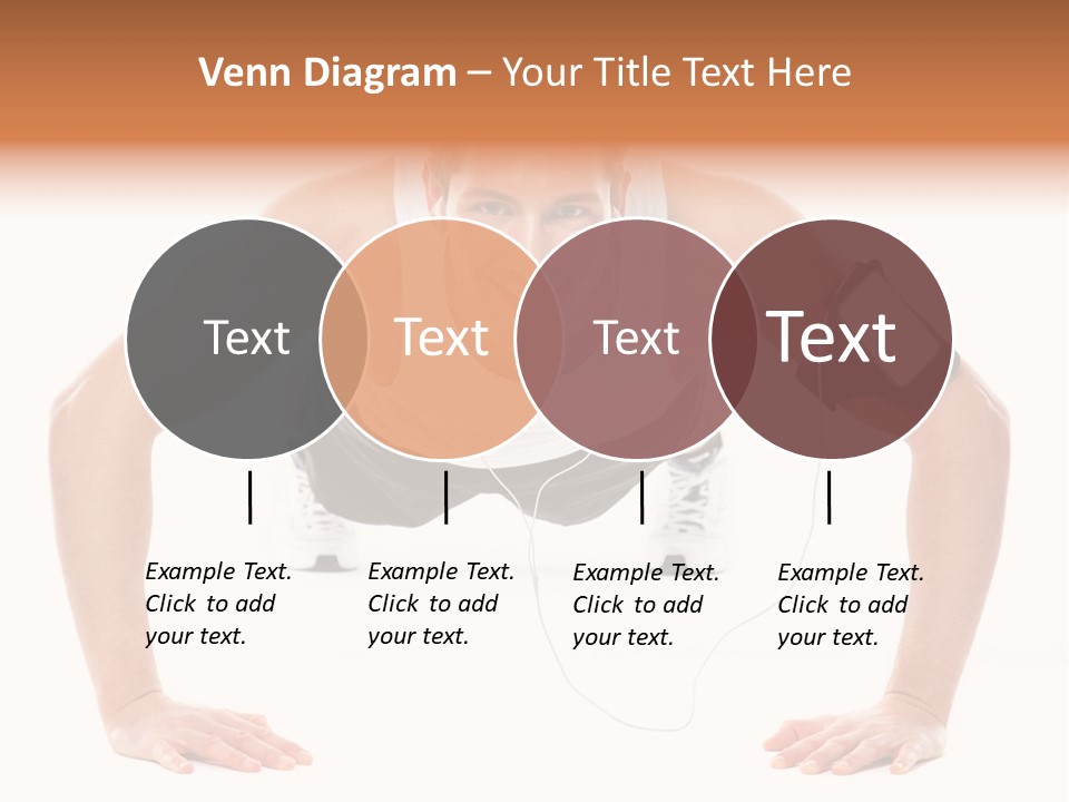 Posing Body Young PowerPoint Template