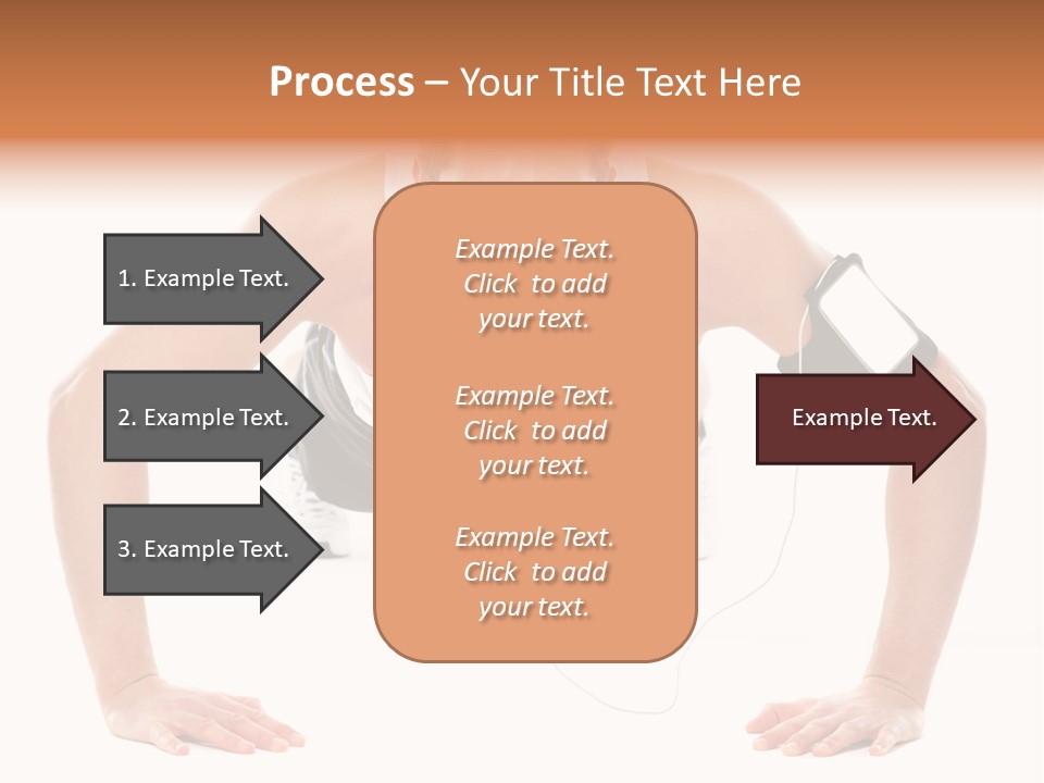 Posing Body Young PowerPoint Template