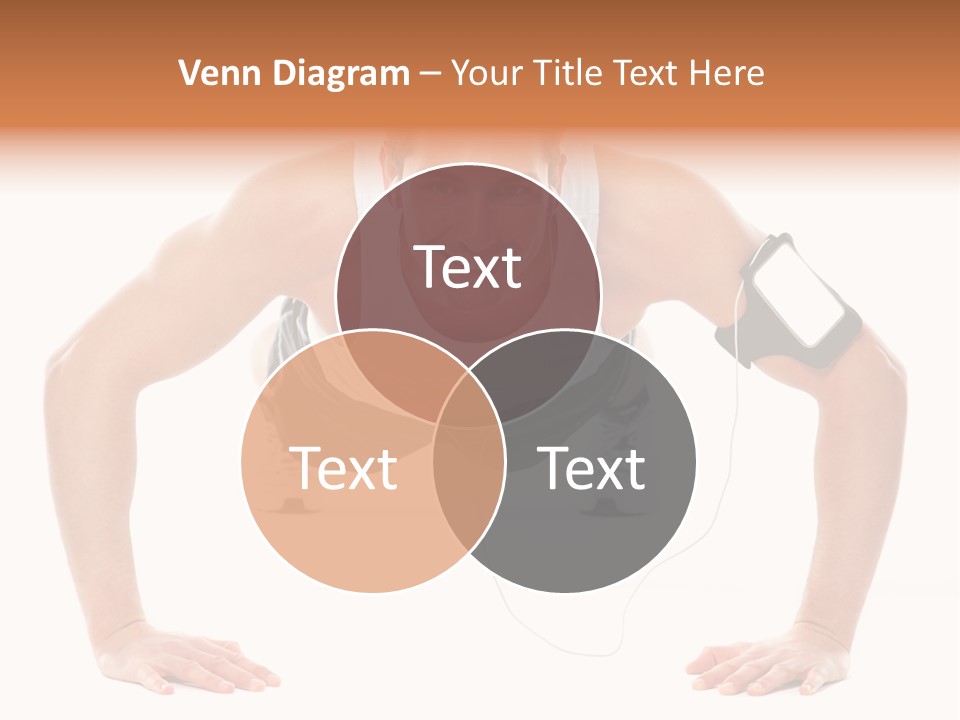 Posing Body Young PowerPoint Template