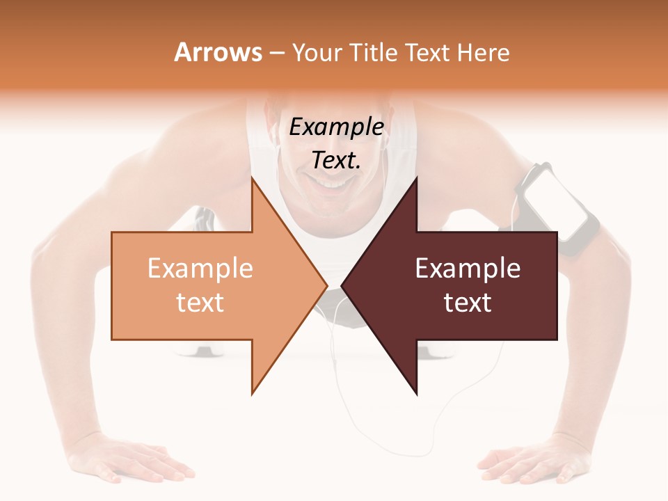 Posing Body Young PowerPoint Template