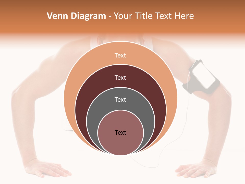 Posing Body Young PowerPoint Template