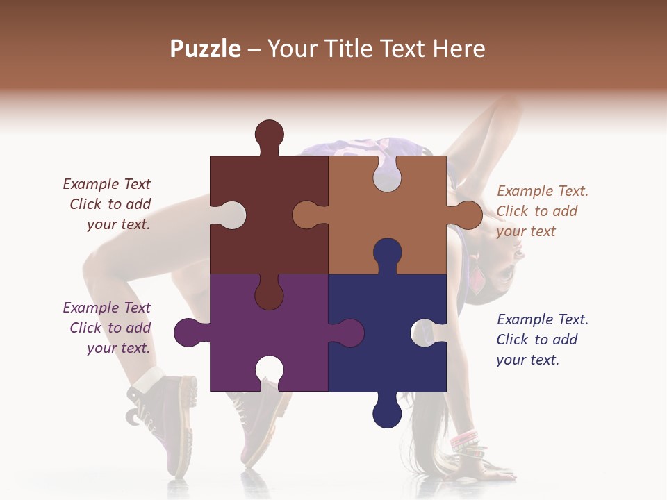 Dancer Pose Studio PowerPoint Template