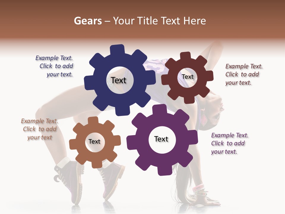 Dancer Pose Studio PowerPoint Template