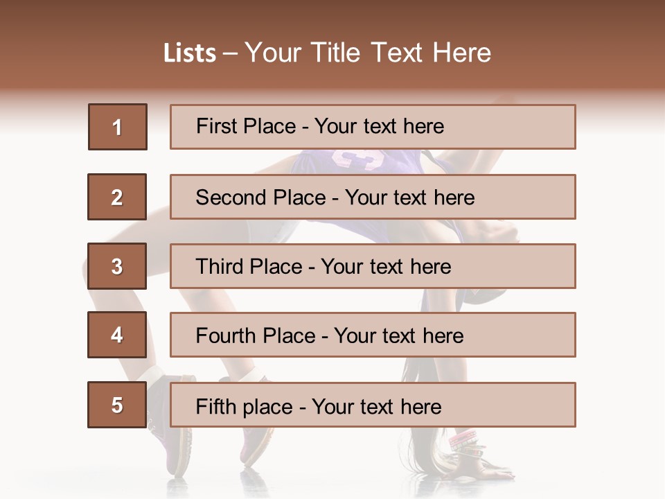 Dancer Pose Studio PowerPoint Template