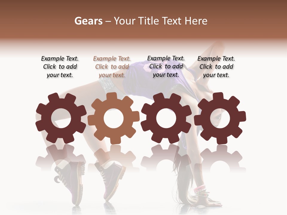 Dancer Pose Studio PowerPoint Template