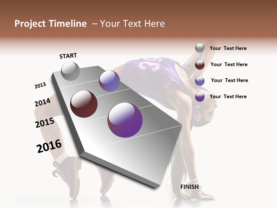 Dancer Pose Studio PowerPoint Template