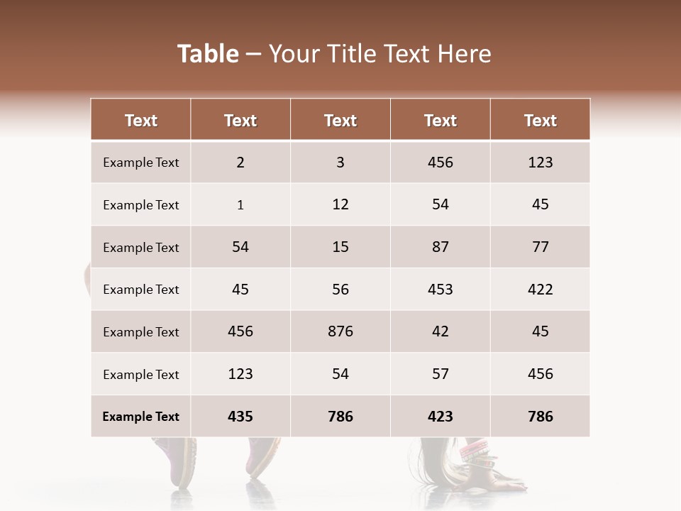 Dancer Pose Studio PowerPoint Template