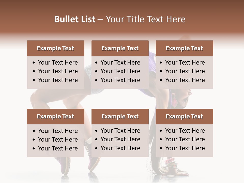 Dancer Pose Studio PowerPoint Template