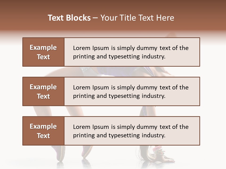 Dancer Pose Studio PowerPoint Template