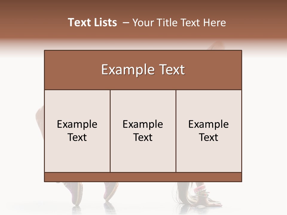 Dancer Pose Studio PowerPoint Template