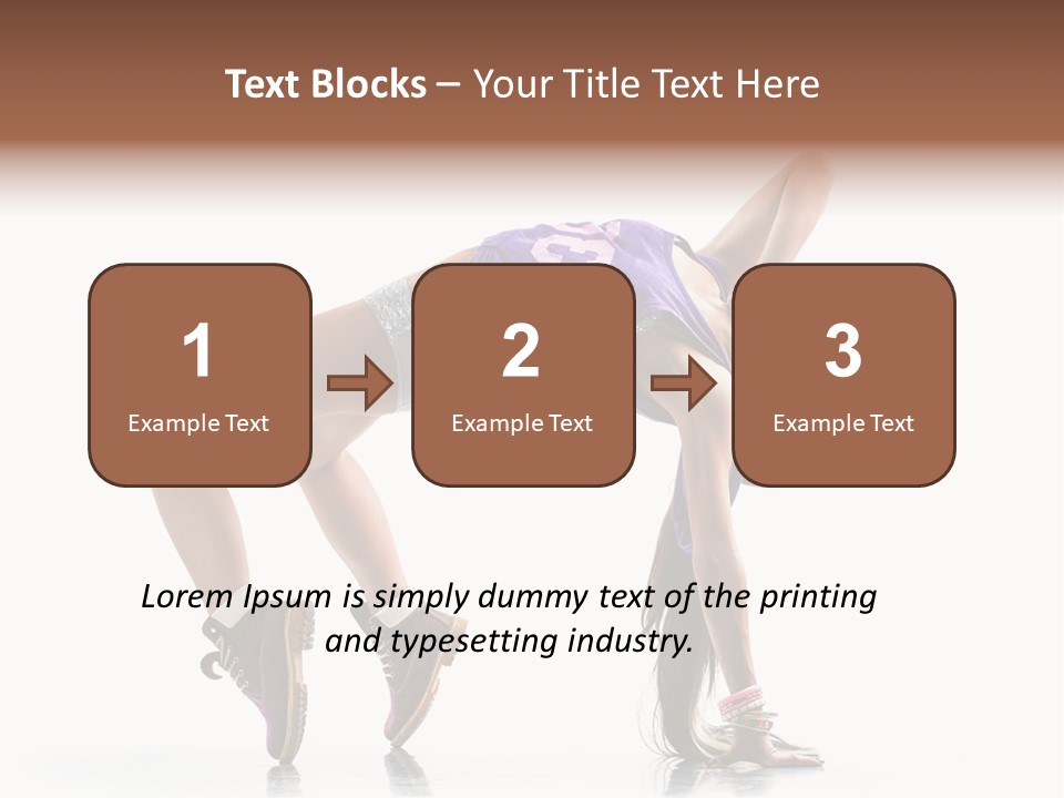 Dancer Pose Studio PowerPoint Template