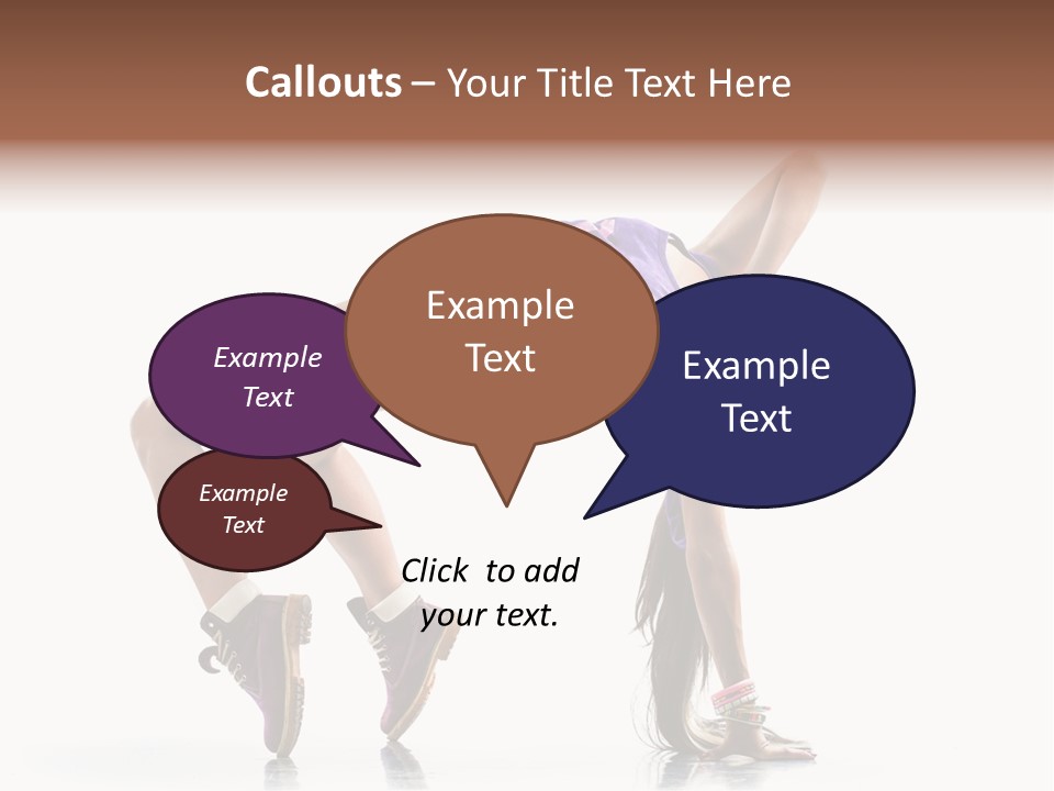 Dancer Pose Studio PowerPoint Template