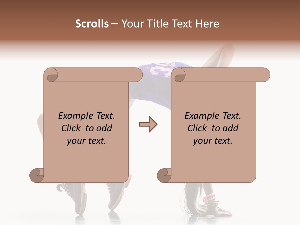 Dancer Pose Studio PowerPoint Template
