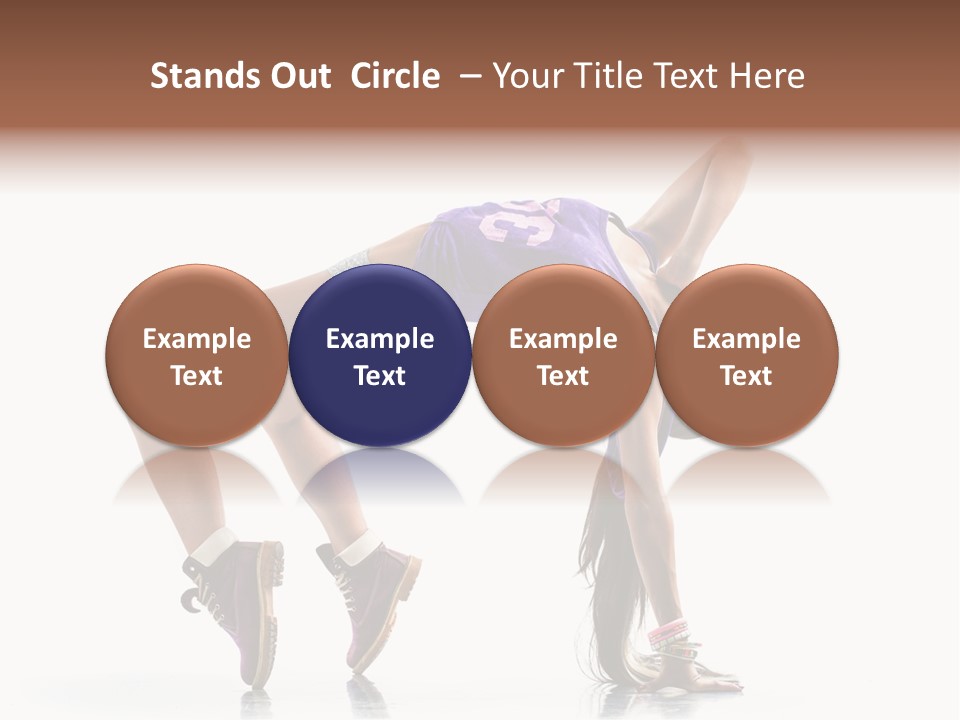 Dancer Pose Studio PowerPoint Template