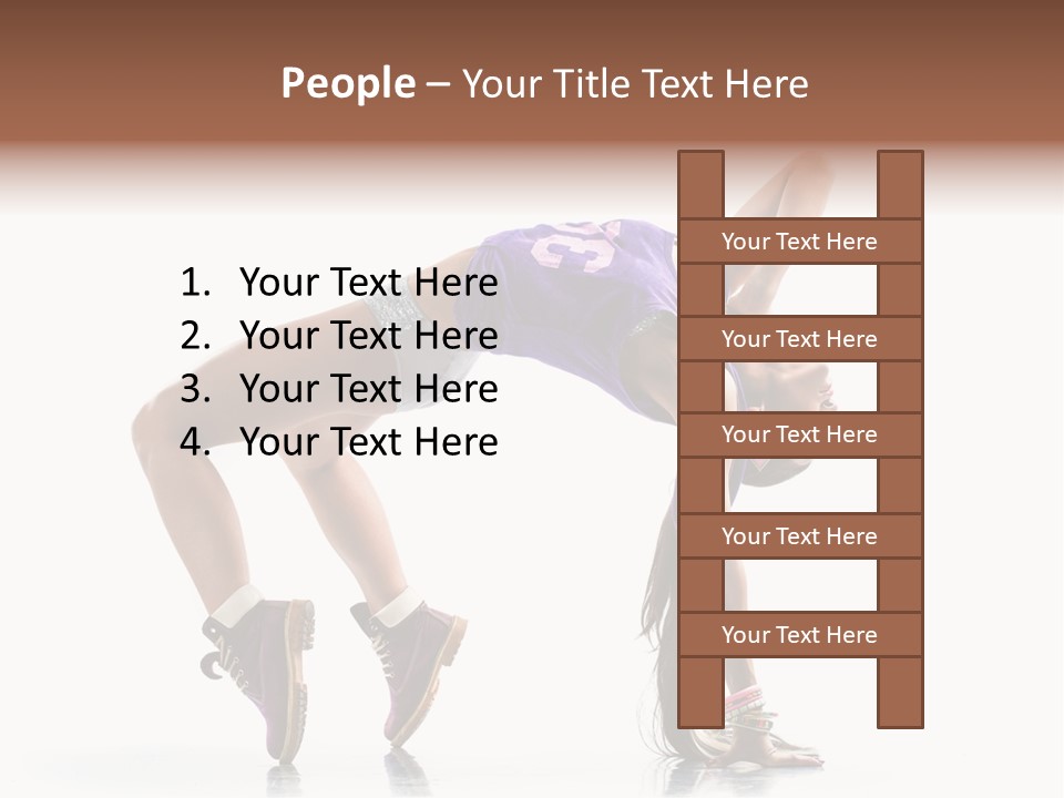 Dancer Pose Studio PowerPoint Template