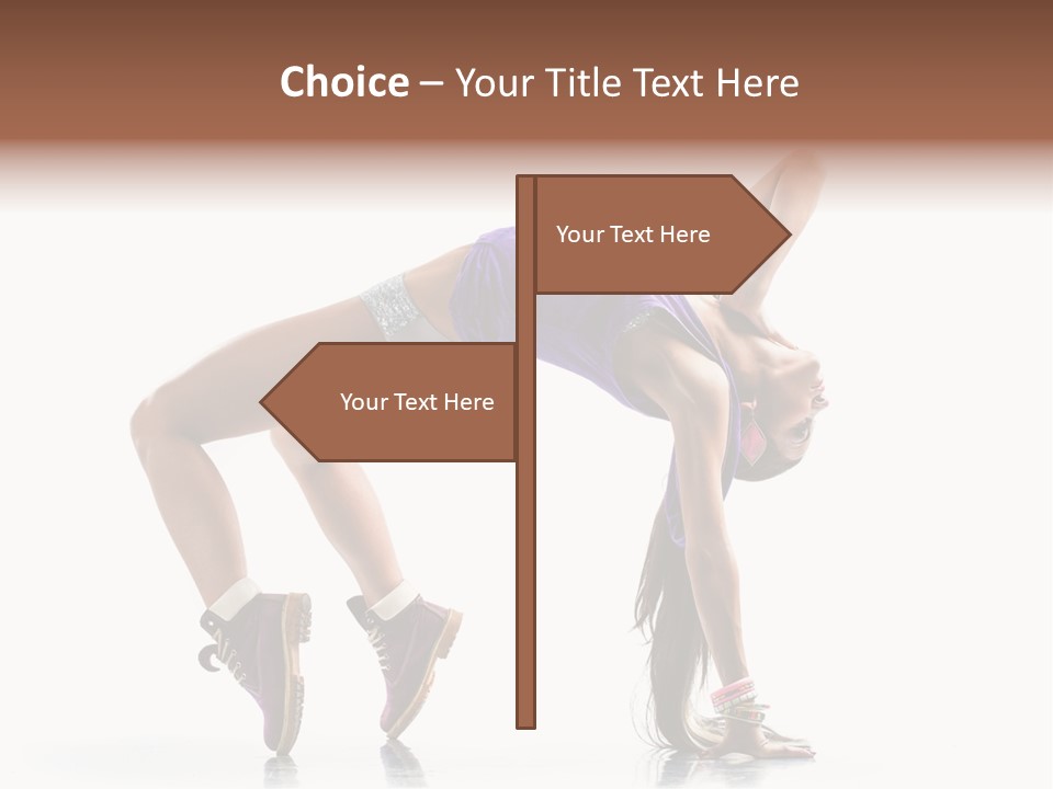 Dancer Pose Studio PowerPoint Template