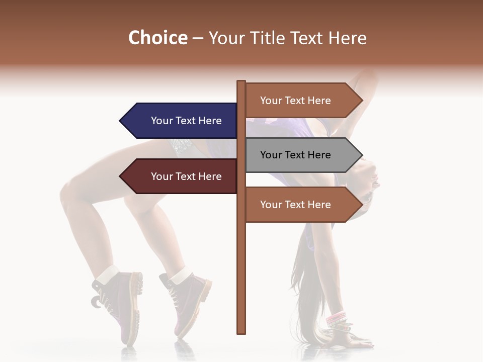 Dancer Pose Studio PowerPoint Template