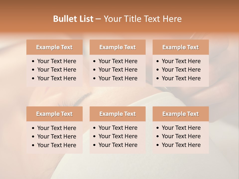 Pampering Female Beautician PowerPoint Template