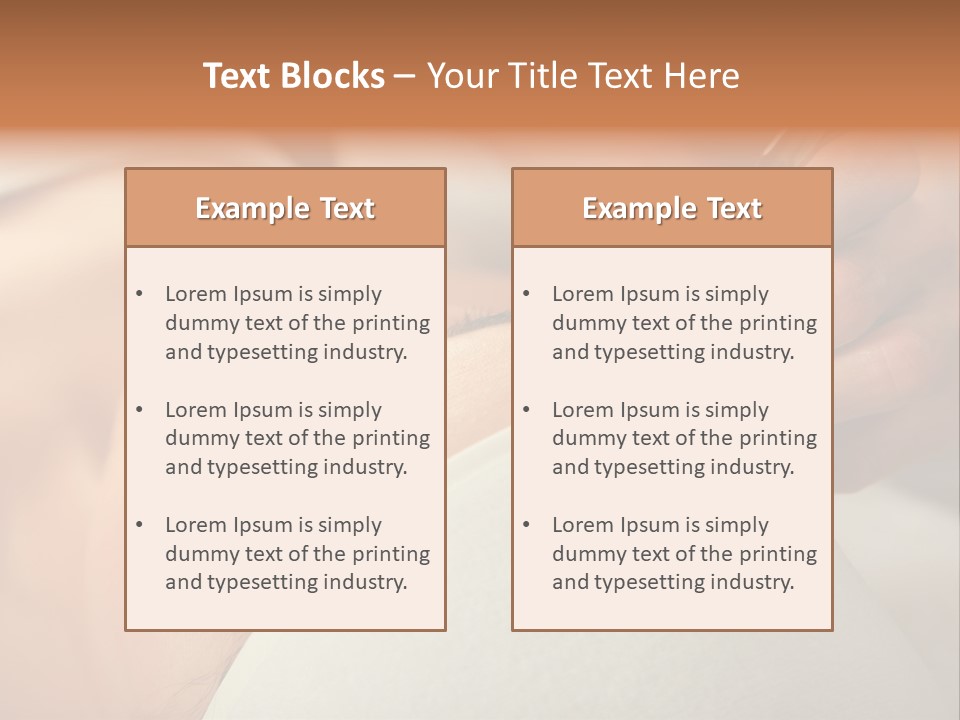 Pampering Female Beautician PowerPoint Template