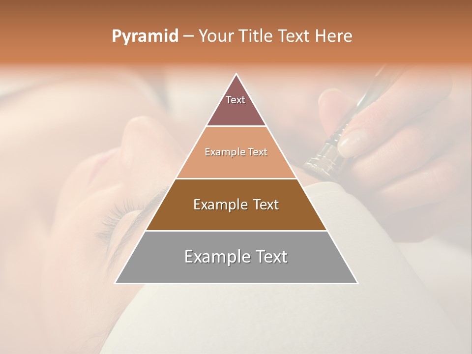 Pampering Female Beautician PowerPoint Template