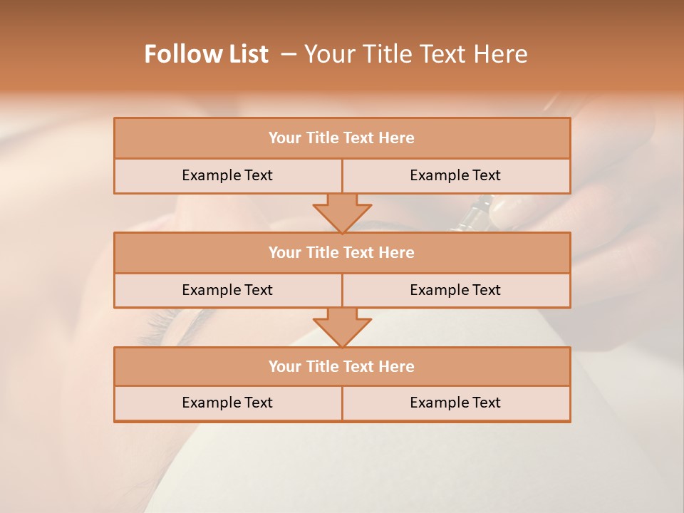 Pampering Female Beautician PowerPoint Template