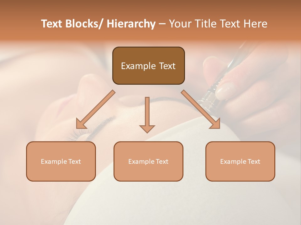 Pampering Female Beautician PowerPoint Template