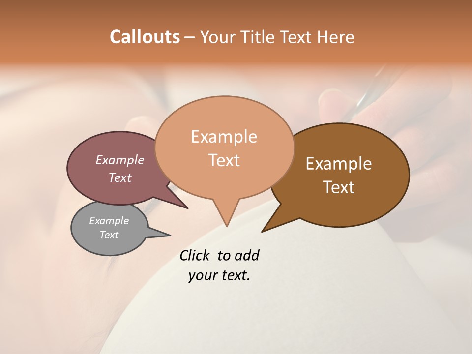 Pampering Female Beautician PowerPoint Template