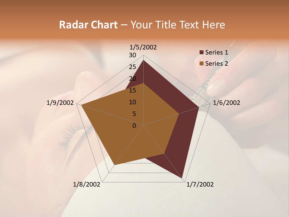 Pampering Female Beautician PowerPoint Template