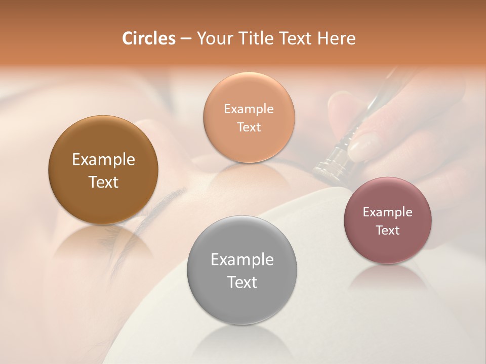 Pampering Female Beautician PowerPoint Template