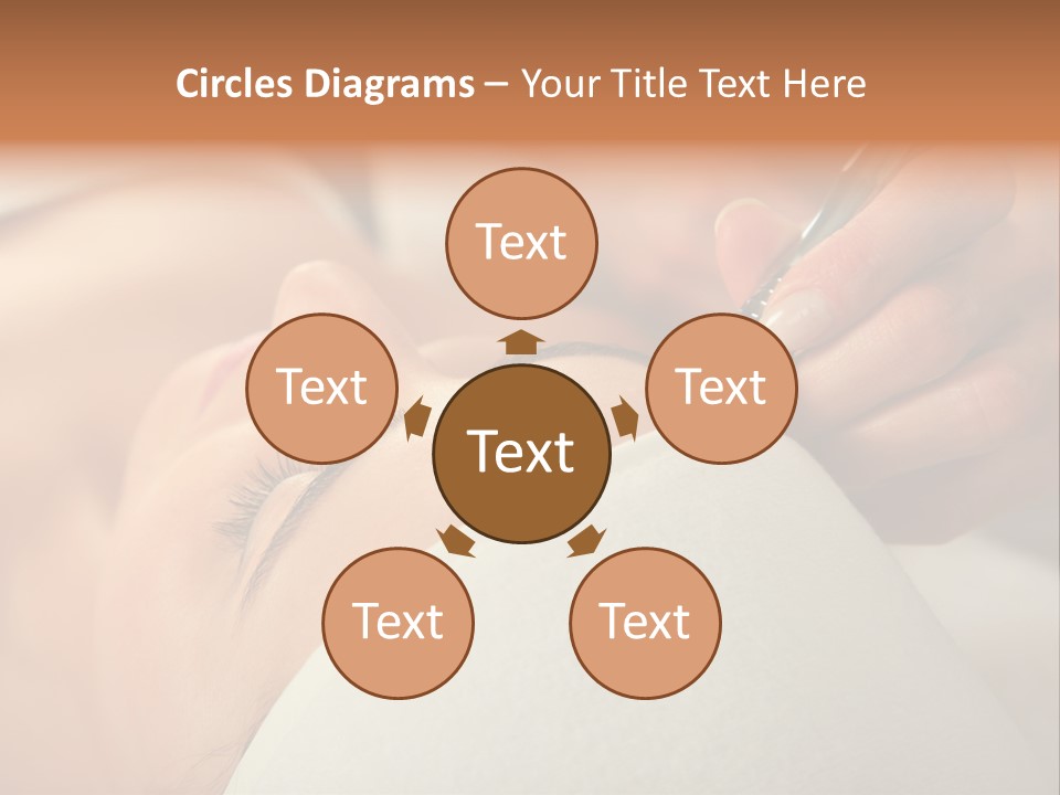 Pampering Female Beautician PowerPoint Template