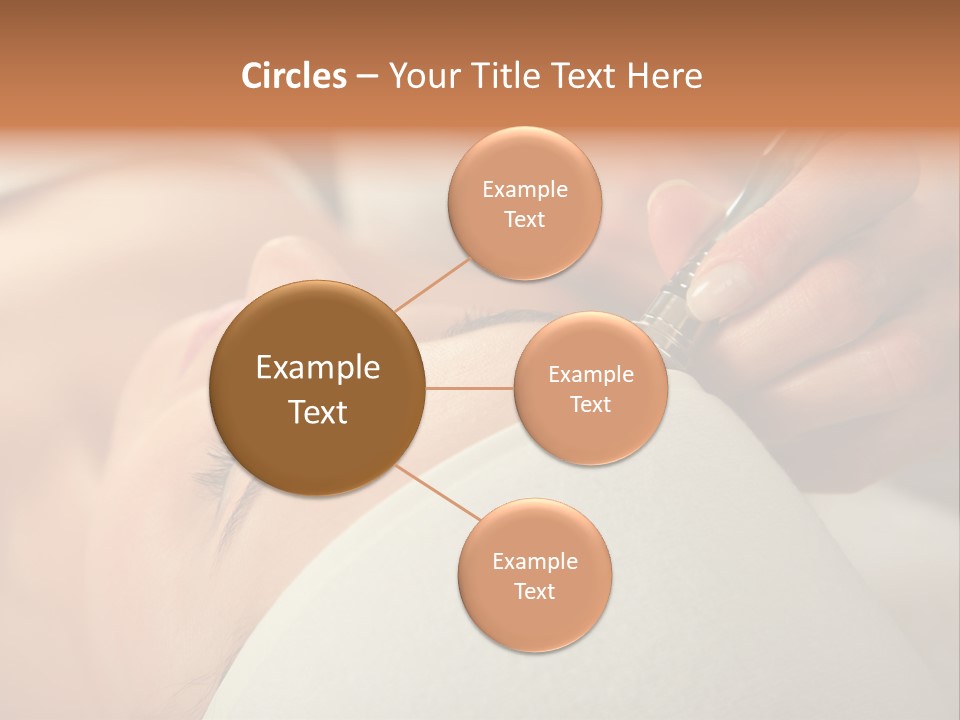 Pampering Female Beautician PowerPoint Template