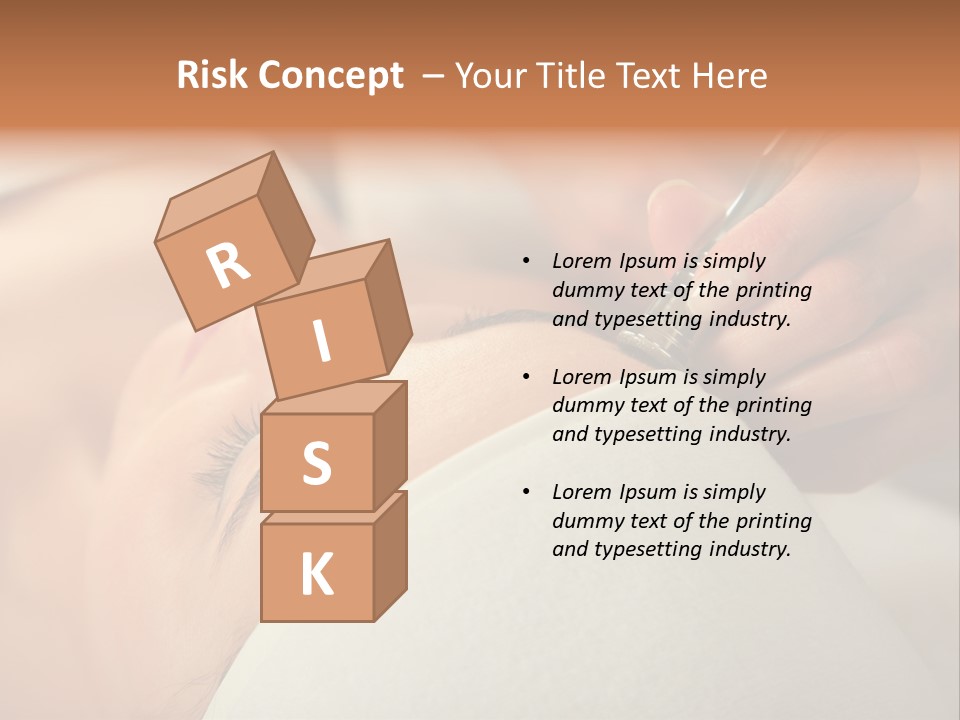 Pampering Female Beautician PowerPoint Template