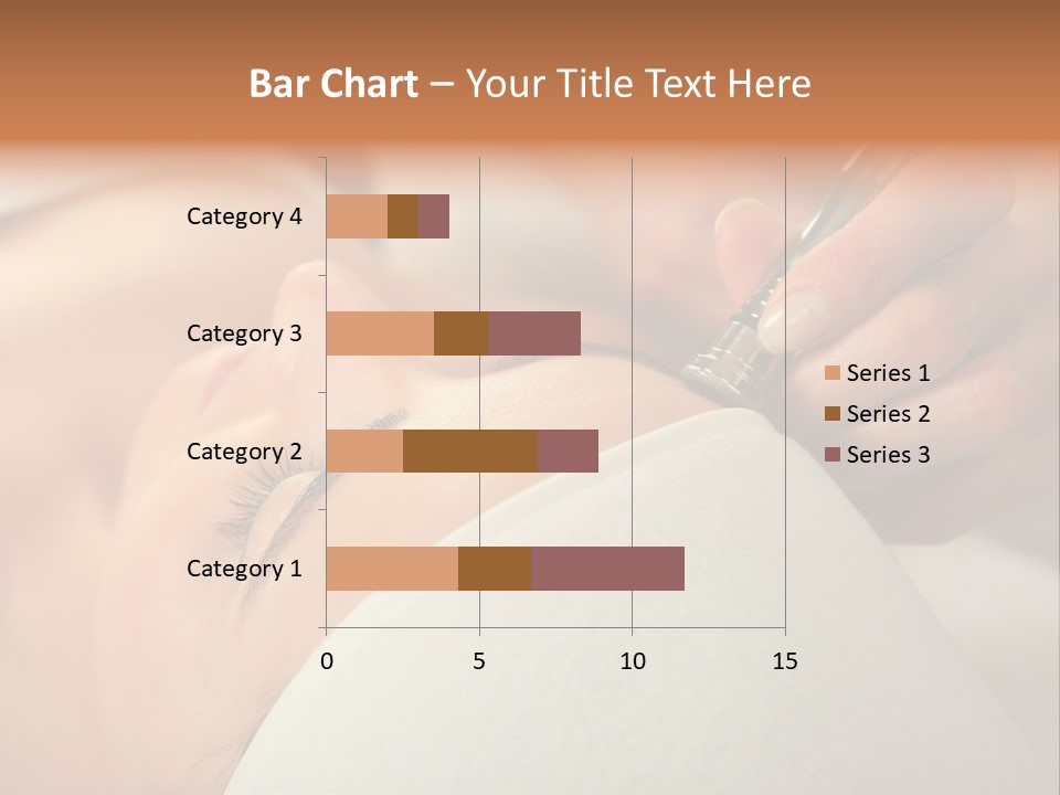 Pampering Female Beautician PowerPoint Template