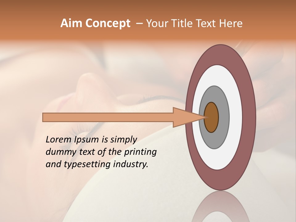 Pampering Female Beautician PowerPoint Template