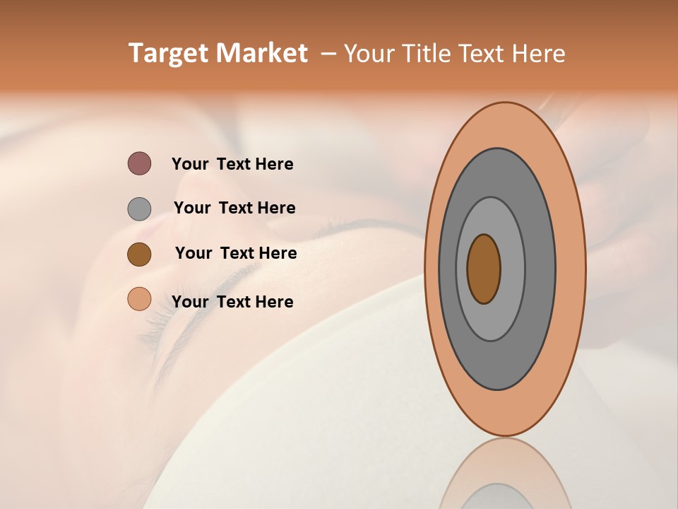 Pampering Female Beautician PowerPoint Template