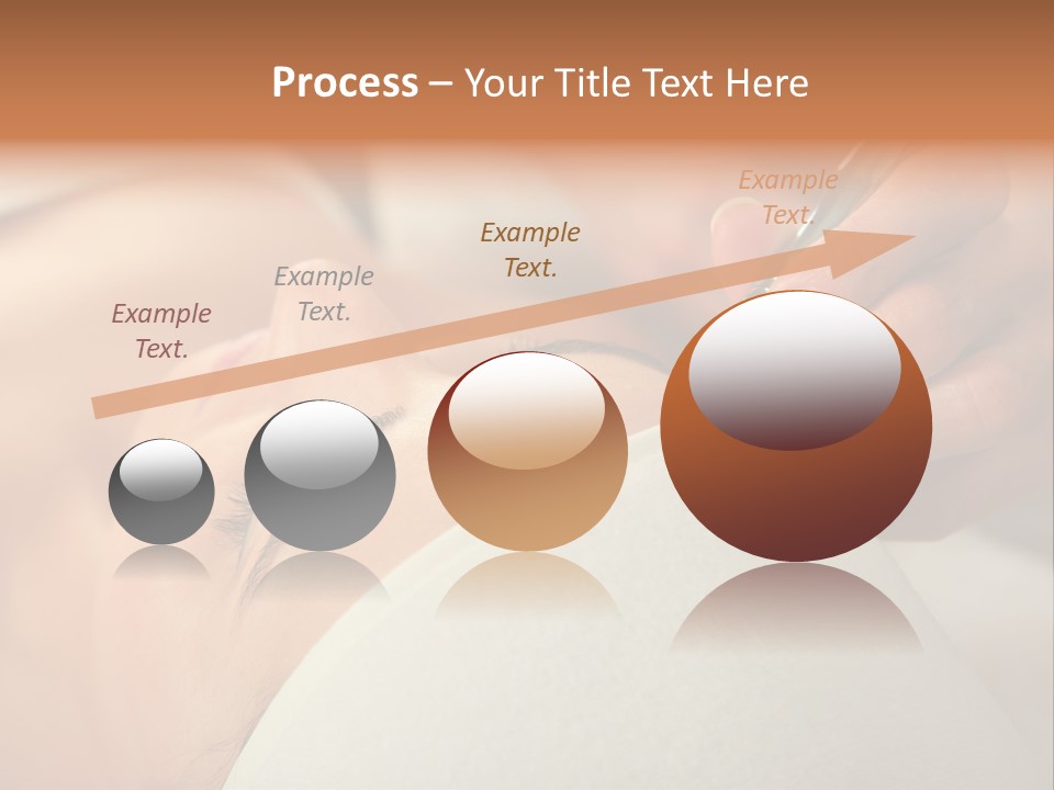 Pampering Female Beautician PowerPoint Template