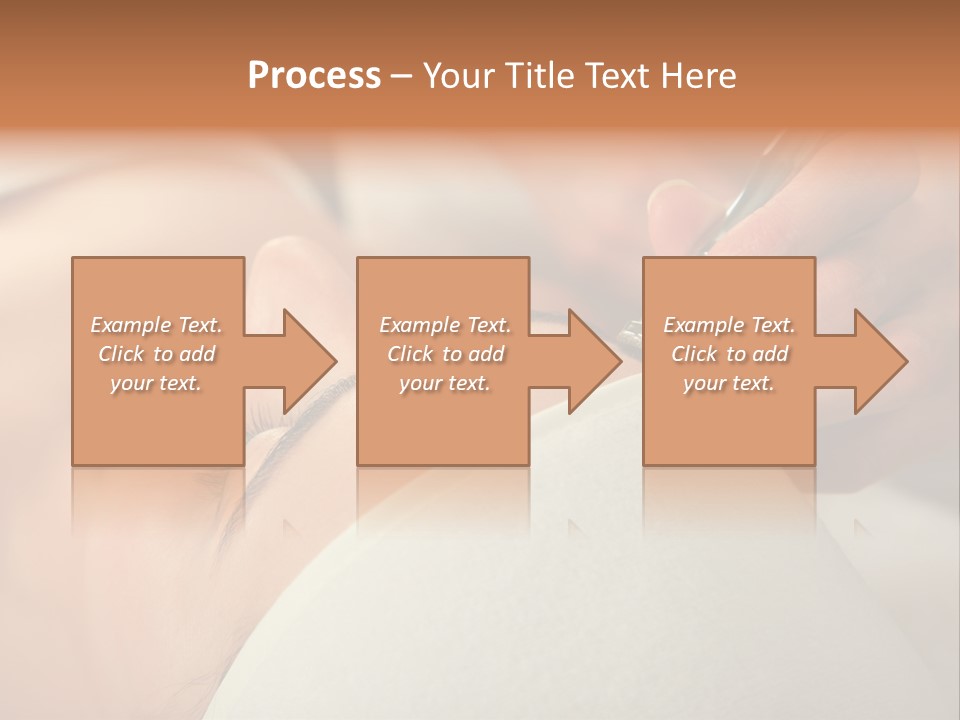 Pampering Female Beautician PowerPoint Template
