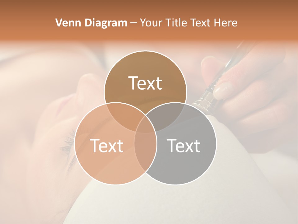 Pampering Female Beautician PowerPoint Template