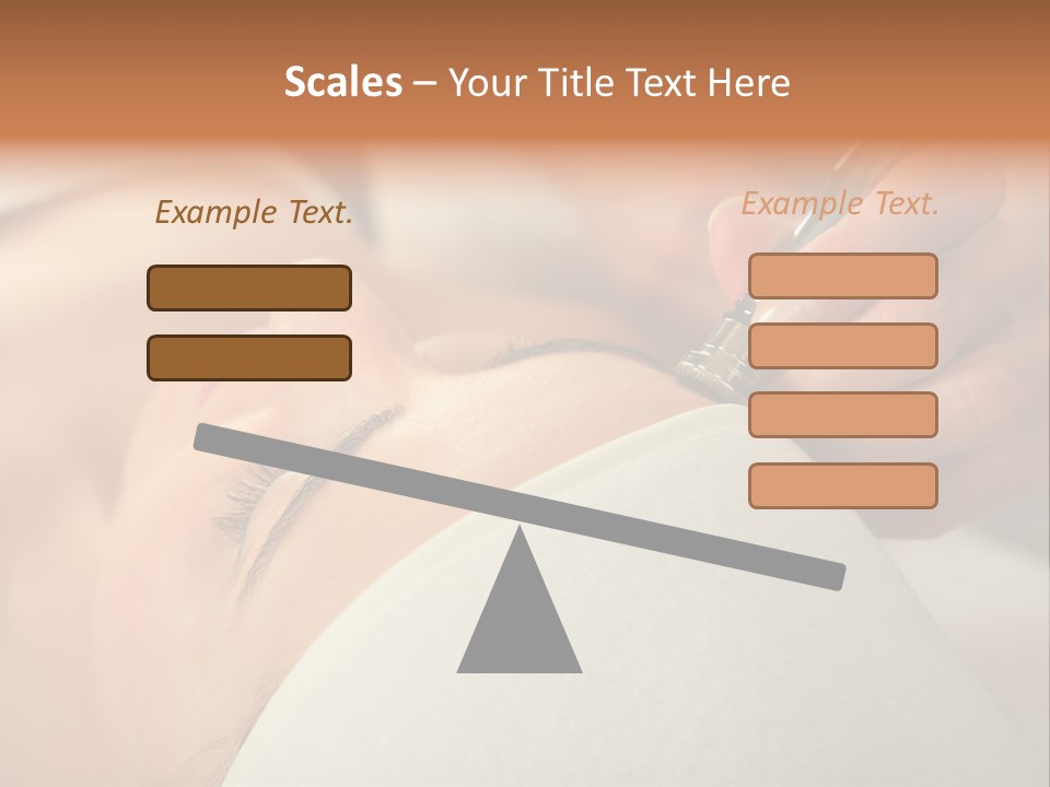 Pampering Female Beautician PowerPoint Template