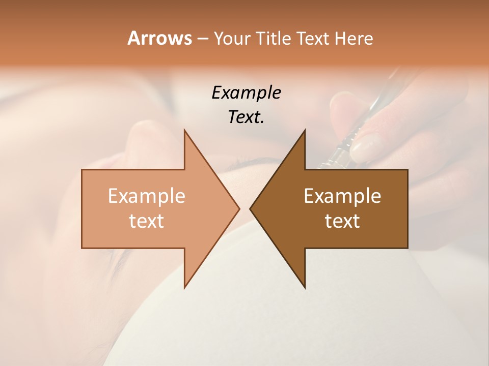 Pampering Female Beautician PowerPoint Template