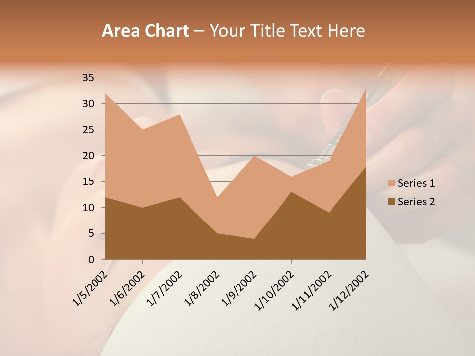 Pampering Female Beautician PowerPoint Template