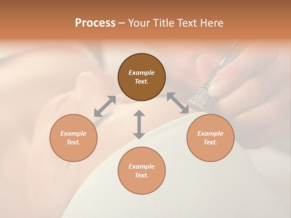 Pampering Female Beautician PowerPoint Template