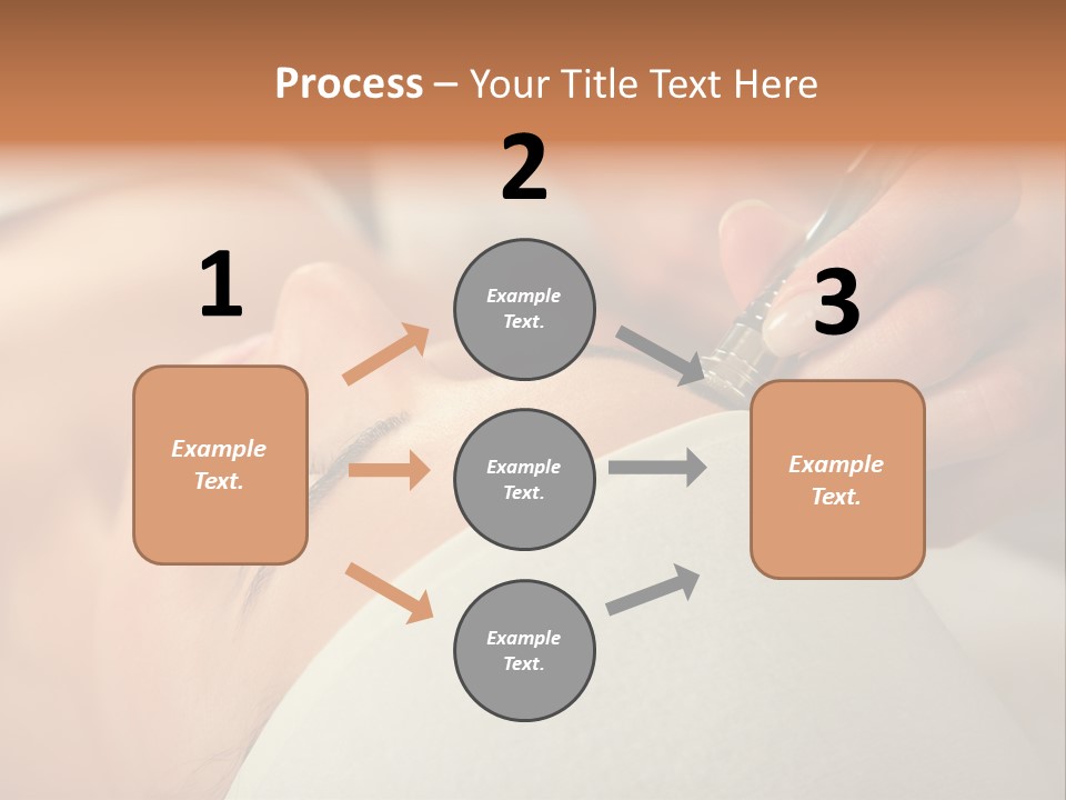 Pampering Female Beautician PowerPoint Template