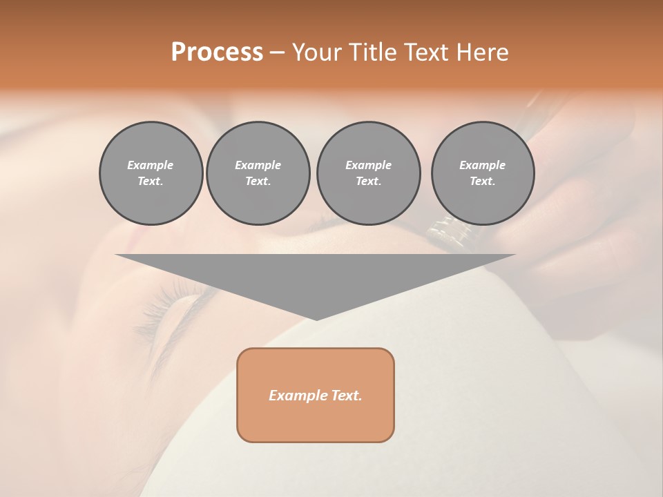 Pampering Female Beautician PowerPoint Template