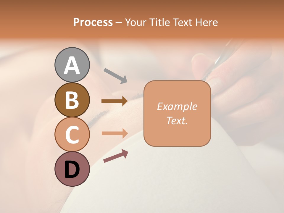 Pampering Female Beautician PowerPoint Template